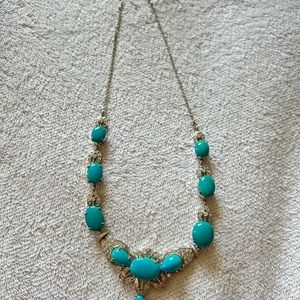 Cyan Jewel stone necklace